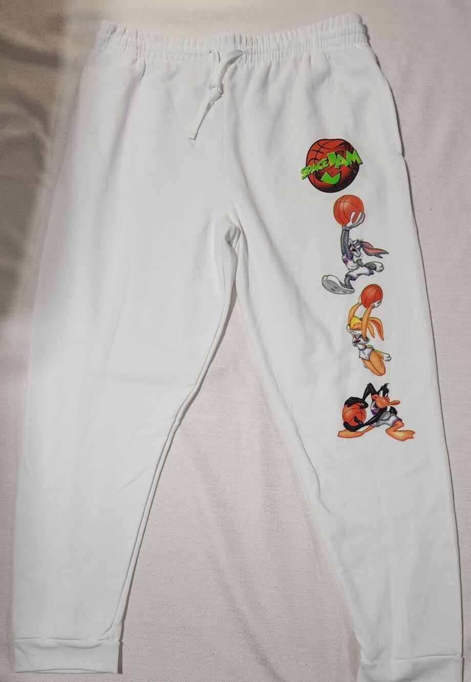 space jam sweat pants size large men